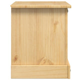 Bedside Cabinet Corona 53x39x47 cm Solid Wood Pine 4005658