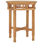Bistro Table Ø60x75.5 cm Solid Teak Wood 315463