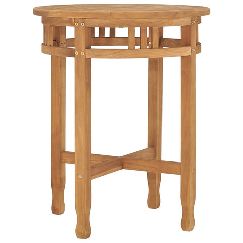 Bistro Table Ø60x75.5 cm Solid Teak Wood 315463