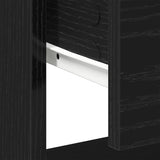 Nightstand 2 pcs Black Oak 45 x 34 x 44 cm Engineered Wood 863338