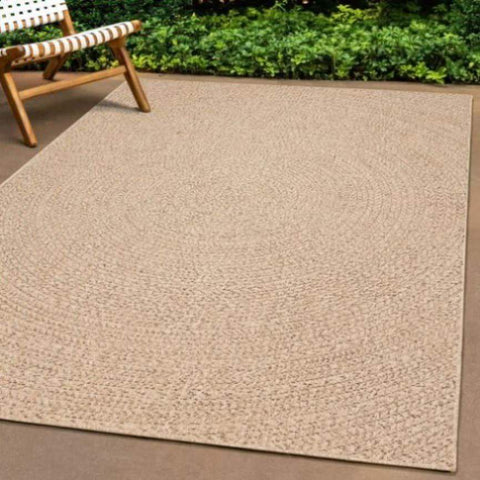 ZNTS Rug ZIZUR 80x200 cm Jute Look Indoor and Outdoor 4006159