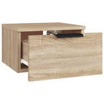 ZNTS Wall-mounted Bedside Cabinets 2 pcs Sonoma Oak 34x30x20 cm 811383