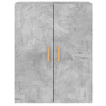 Wall Mounted Cabinets 2 pcs Concrete Grey Engineered Wood 3197876