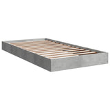 Bed Frame without Mattress Concrete Grey 100x200 cm 842059