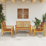 5 Piece Garden Lounge Set Solid Wood Acacia 3211800