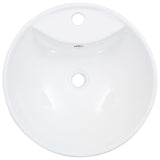 Wash Basin with Overflow 46.5x18 cm Ceramic White 143903
