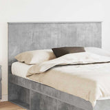 Headboard with Headboard Concrete Grey 140 cm Engineered wood 887762