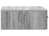 Wall-Mounted Bedside Cabinet 2 pcs Grey Sonoma Engineered Wood 898628