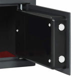 Digital Safe with Lock Dark grey 31 x 20 x 20 cm Steel 42011310