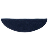 Stair Mats Self-adhesive 20 pcs 56x17x3 cm Navy Half Round 3365677