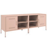 TV Cabinets 2 pcs Pink 68x39x50.5 cm Steel 842997