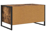 Shoe Cabinet Smoke Oak 60 x 35 x 44 cm Engineered Wood 886458