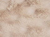 Anti-Slip Faux Rabbit Fur Blanket Olite 4 pcs Beige Polyester 42021790
