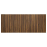 Bed Headboard Brown Oak 200x1.5x80 cm Engineered Wood 816978