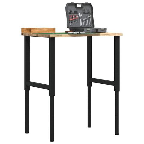 Workbench 80x60x cm Solid Wood Oak 3309694
