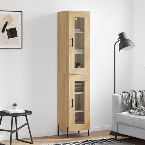 Highboard Sonoma Oak 34.5x34x180 cm Engineered Wood 3199436