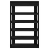 Shoe Rack Black 60x30x98 cm Engineered Wood 859924