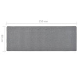 Carpet Runner Dark Grey 80x250 cm 326975