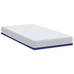 Mattress White and Blue 90 x 190 cm Gel Memory Foam 4106337