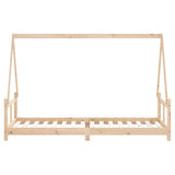 Kids Bed Frame 80x200 cm Solid Wood Pine 834450