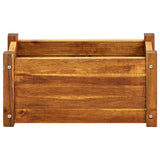 Garden Raised Bed Acacia Wood 50x25x25 cm 42565