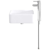 Bathroom Wash Basin Chrome 36.5 x 36.5 x 13 cm Metal 890250