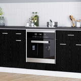 Hanging Cabinet Black Oak 60 x 46 x 81.5 cm Engineered Wood 863298