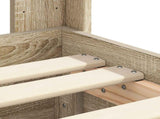 Bed Frame with Storage and Headboard Sonoma Oak 75 x 190 cm 3413991