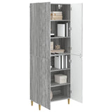Cabinet Set 2 pcs Grey Sonoma Engineered Wood 3416706