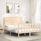 Bed Frame without Mattress 120x200 cm Solid Wood Pine 3193396