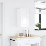 Kitchen Wall Cabinet "Porto" High Gloss White Engineered Wood 854019