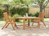 Folding Chairs 2 pcs Solid Acacia Wood 41820