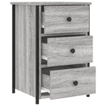 ZNTS Bedside Cabinet Grey Sonoma 40x36x60 cm Engineered Wood 825999