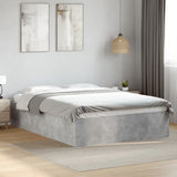 Bed Frame without Mattress Concrete Grey 135x190 cm Double 3281038