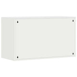 Wall Cabinet for Garage with Gas-lift Door White 883261