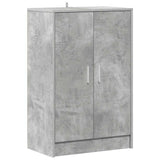 Shoe Cabinet Concrete Grey 60x35x92 cm Engineered Wood 808931