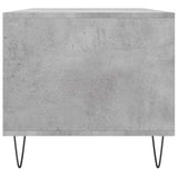 Coffee Table Concrete Grey 90x49x45 cm Engineered Wood 831024