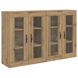 Wall Cabinets 2 pcs Artisan Oak 69.5 x 34 x 90 cm 3402687