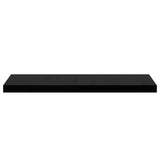 Floating Wall Shelves 4 pcs High Gloss Black 80x23.5x3.8 cm MDF 323774