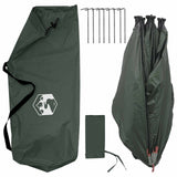 Hunting Tent Army Green 143 x 143 x 165 cm Polyester and Steel 42028723