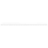 Floating Wall Shelf White 120x23.5x3.8 cm MDF 323820