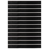 Screw-on Door Brush Seals 12 pcs Brown 100 cm Aluminium Alloy 42019461