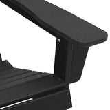 Adirondack Chair Black 82 x 74 x 92 cm HDPE 42006623