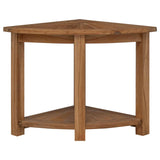 Bathroom Side Table Natural 45 x 45 x 46 cm Solid Teak Wood 42024270