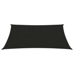 ZNTS Sunshade Sail 160 g/m² Black 6x7 m HDPE 311744