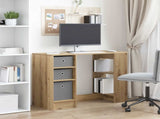 Desk with Drawer Artisan Oak 100 x 40 x 75 cm Engineered Wood 8000459