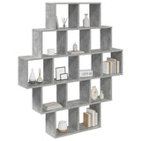 Wall Shelf Concrete Grey 120 x 20 x 136 cm Engineered Wood 8012159