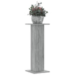 Plant Stands 2 pcs Grey Sonoma 30x30x80 cm Engineered Wood 3307869