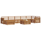 Outdoor Sofa Set 8 pcs Natural 3373864