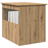Dog Crate Furniture Artisan Oak 55x75x65 cm Engineered Wood 857640